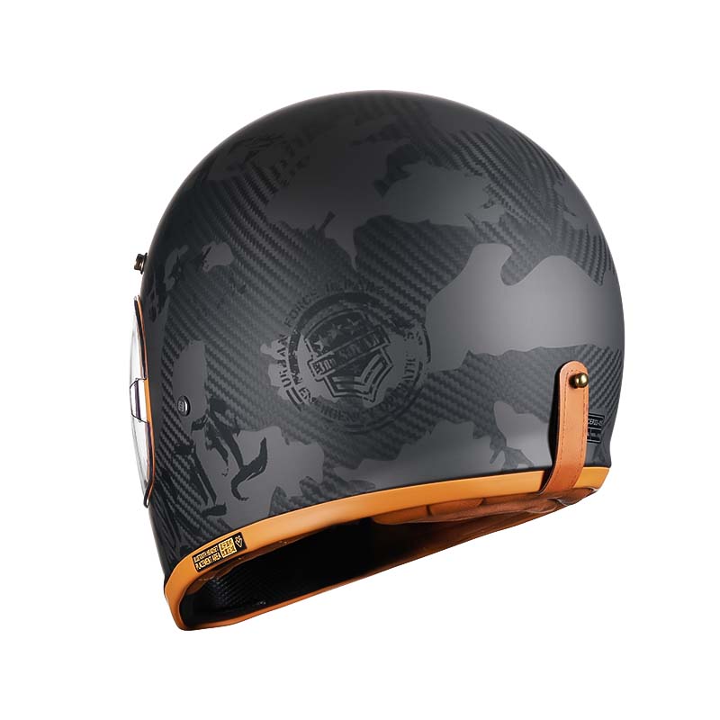 Motorcycle Helmet Carbon Fiber For Riders Full Face DOT ECE Approved | Fioriscas