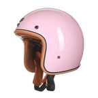 Low-Profile Retro Motorcycle Helmet, Open-Face Vintage Style, DOT & ECE Approved