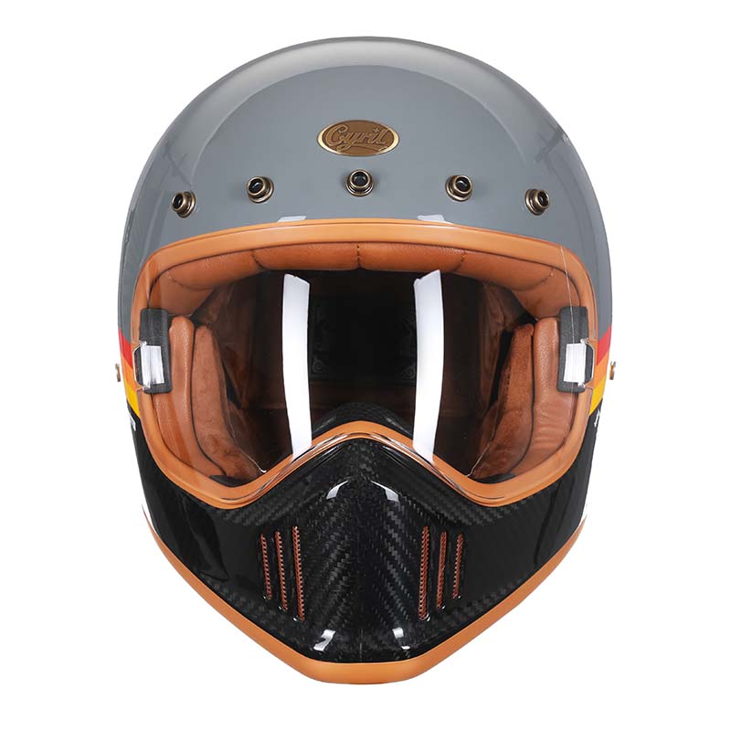 F380G Carbon Fiber Full Face Helmet DOT ECE Certified | Fioriscas