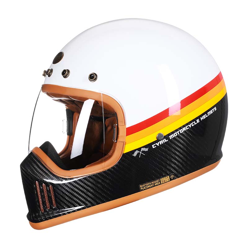 Carbon Fiber Motorcycle Helmet With DOT And ECE Certification | Fioriscas