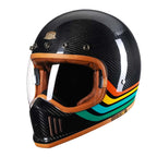 F389TS Carbon Fiber Motorcycle Helmet DOT ECE Approved | Fioriscas
