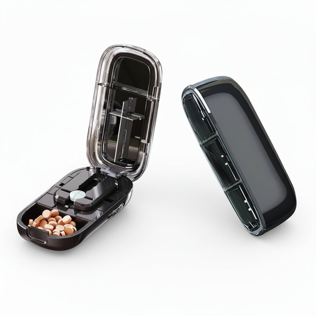 Safe Pill Cutter with Invisible Storage Box - Fioriscas