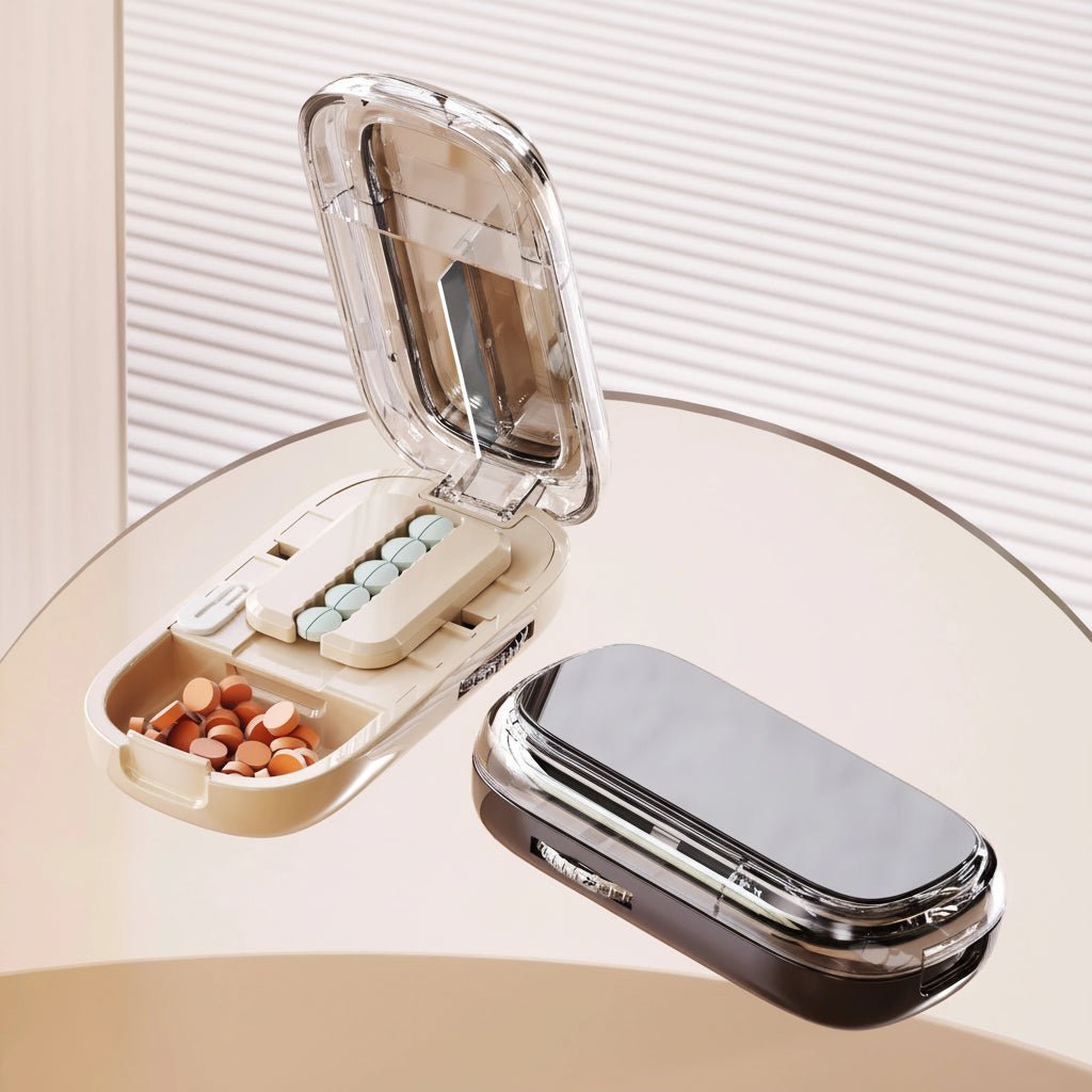 Safe Pill Cutter with Invisible Storage Box - Fioriscas
