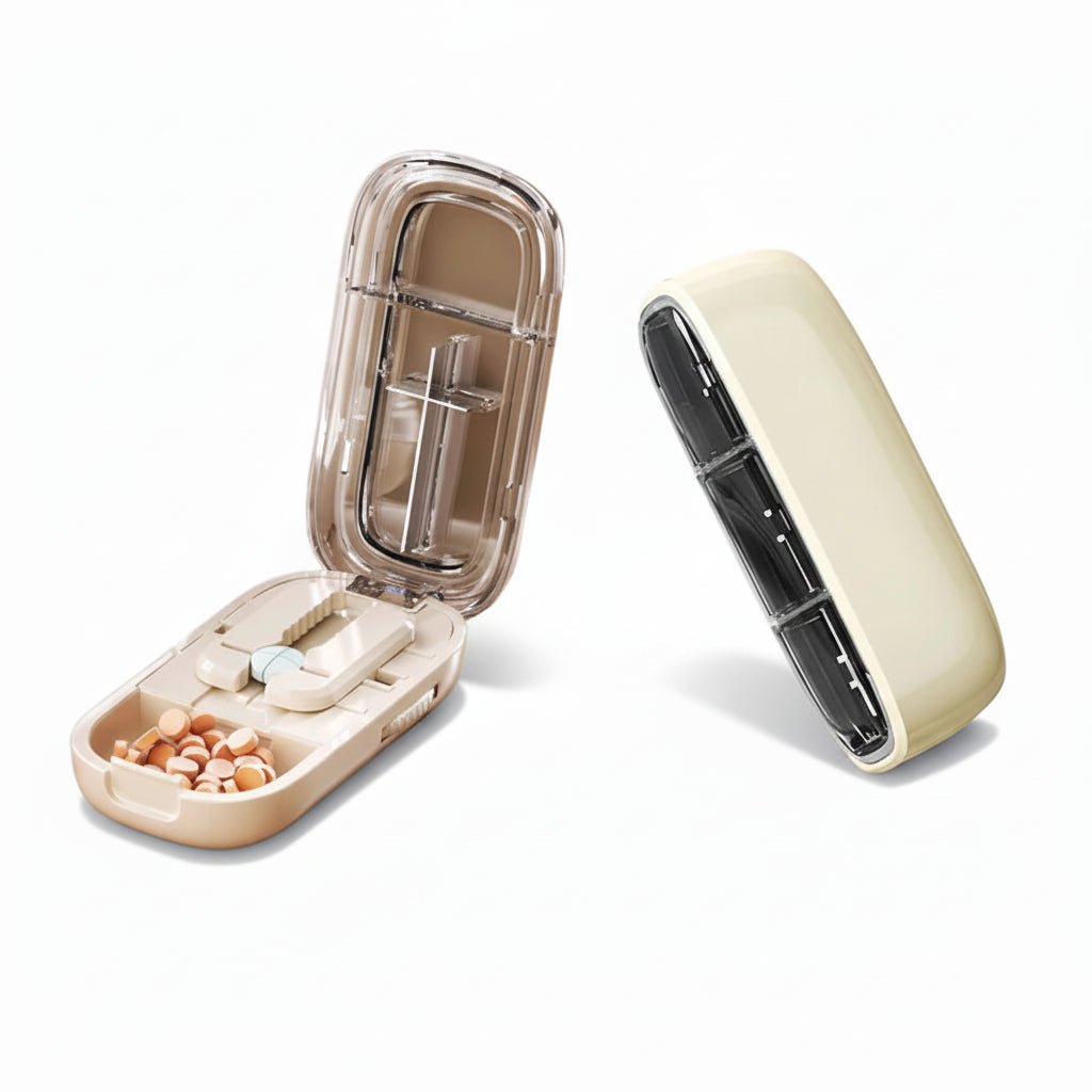 Safe Pill Cutter with Invisible Storage Box - Fioriscas