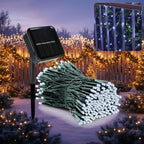 Solar LED Garland with 300 Lights, 8 Modes, IP65 Weatherproof - Fioriscas