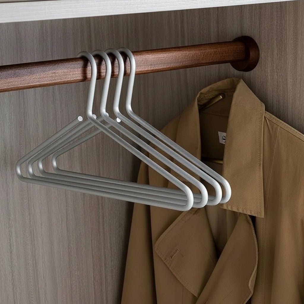 Elegantní sada zlatých/stříbrných ramínek pro uklizené a úsporné domácí skříně - Fioriscas