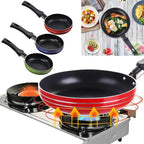 Set med ministekpannor i rostfritt stål med non-stick-beläggning för hälsosam matlagning - Fioriscas