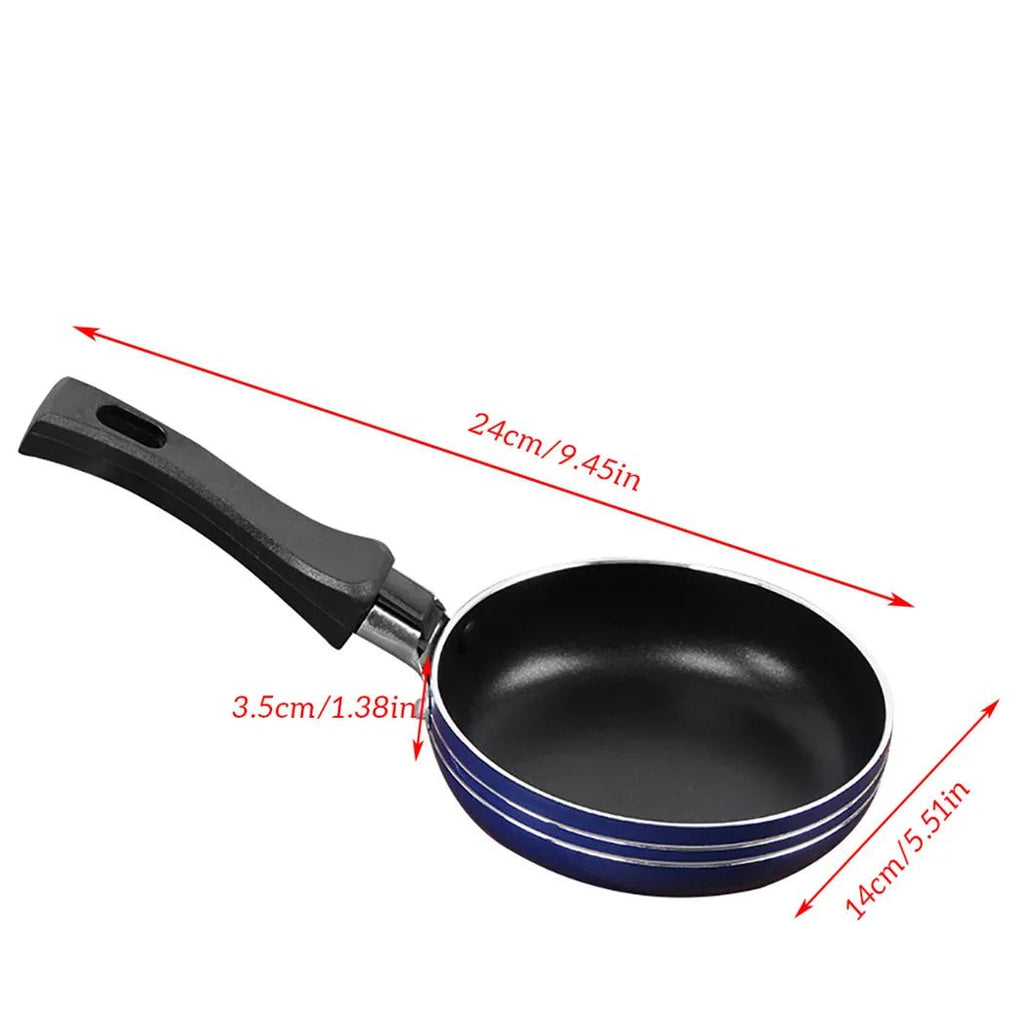 Set med ministekpannor i rostfritt stål med non-stick-beläggning för hälsosam matlagning - Fioriscas
