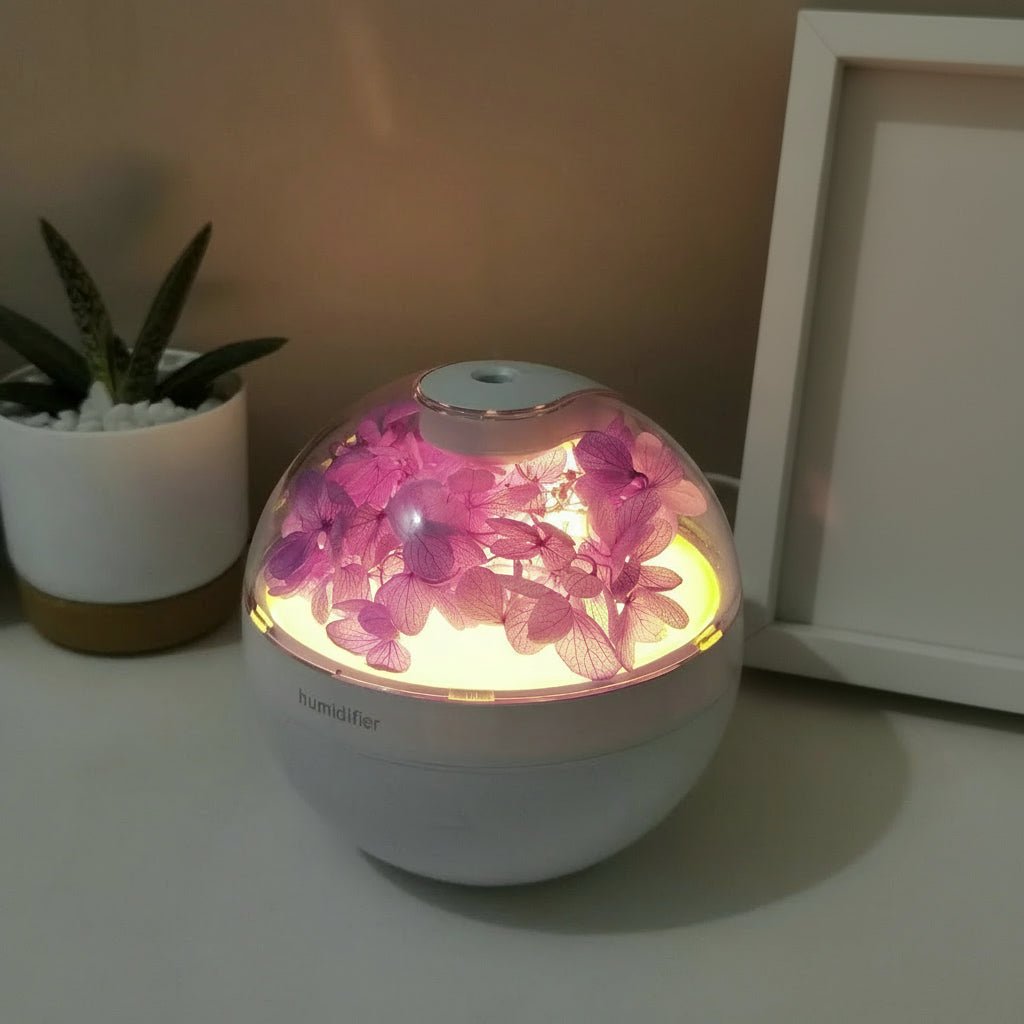 Mini humidifier, compact USB humidifier for home & office - Fioriscas