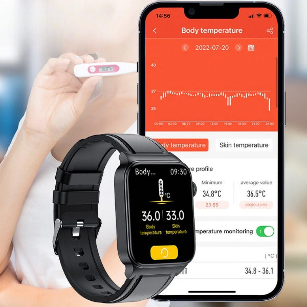 NovaPulse-smartwatch til velværetracking med intuitiv sundhedsapp