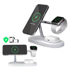 4-In-1 Wireless Charger QuattroCharge, MagSafe For iPhone & Watch