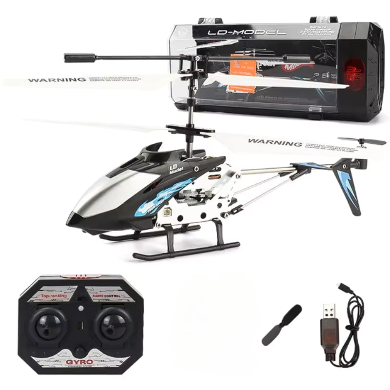 Hračka – RC vrtulník s gyroskopickou stabilizací, NovaPulse 3,5CH, odolný karmínový rám