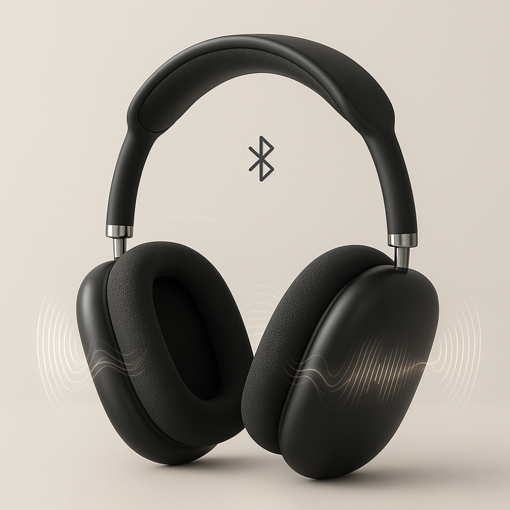 Casque audio sans fil circum-auriculaire Quellix, son HiFi avec réduction active du bruit