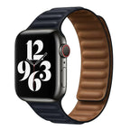 Apple Watch Leather Link Band, Kerrin Magnetic Closure Strap