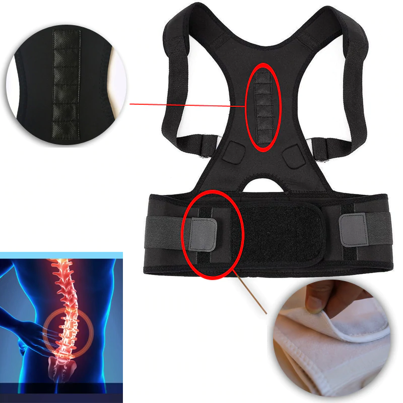 PosturePro Magnetic Backrest For Office Comfort Instant Comfort