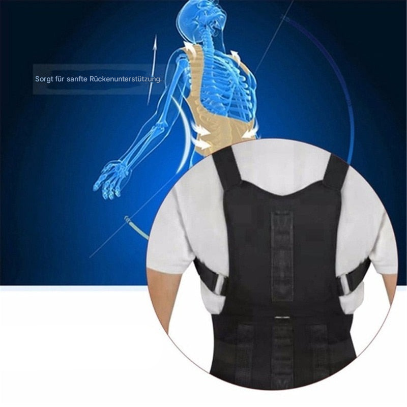 PosturePro Magnetic Backrest For Office Comfort Instant Comfort