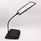 Full-Page Magnifying Floor Lamp With 3x LED Lens And Gooseneck Arm