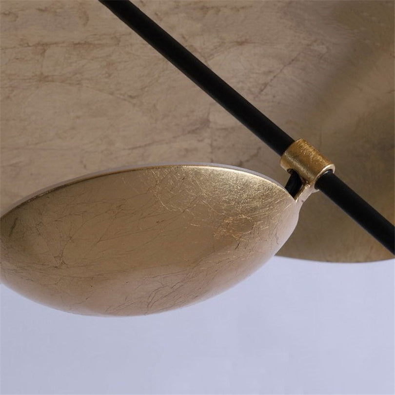 Lampada a sospensione Airsha 3 colori, lampade a sospensione con foglia d'oro | Fioriscas