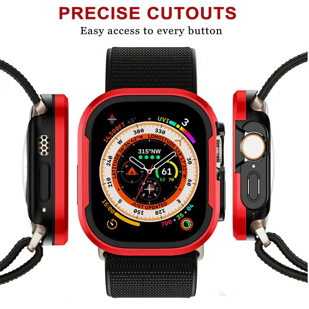 Apple Watch Case, Nexera Aluminum Alloy Shell With TPU Inlay