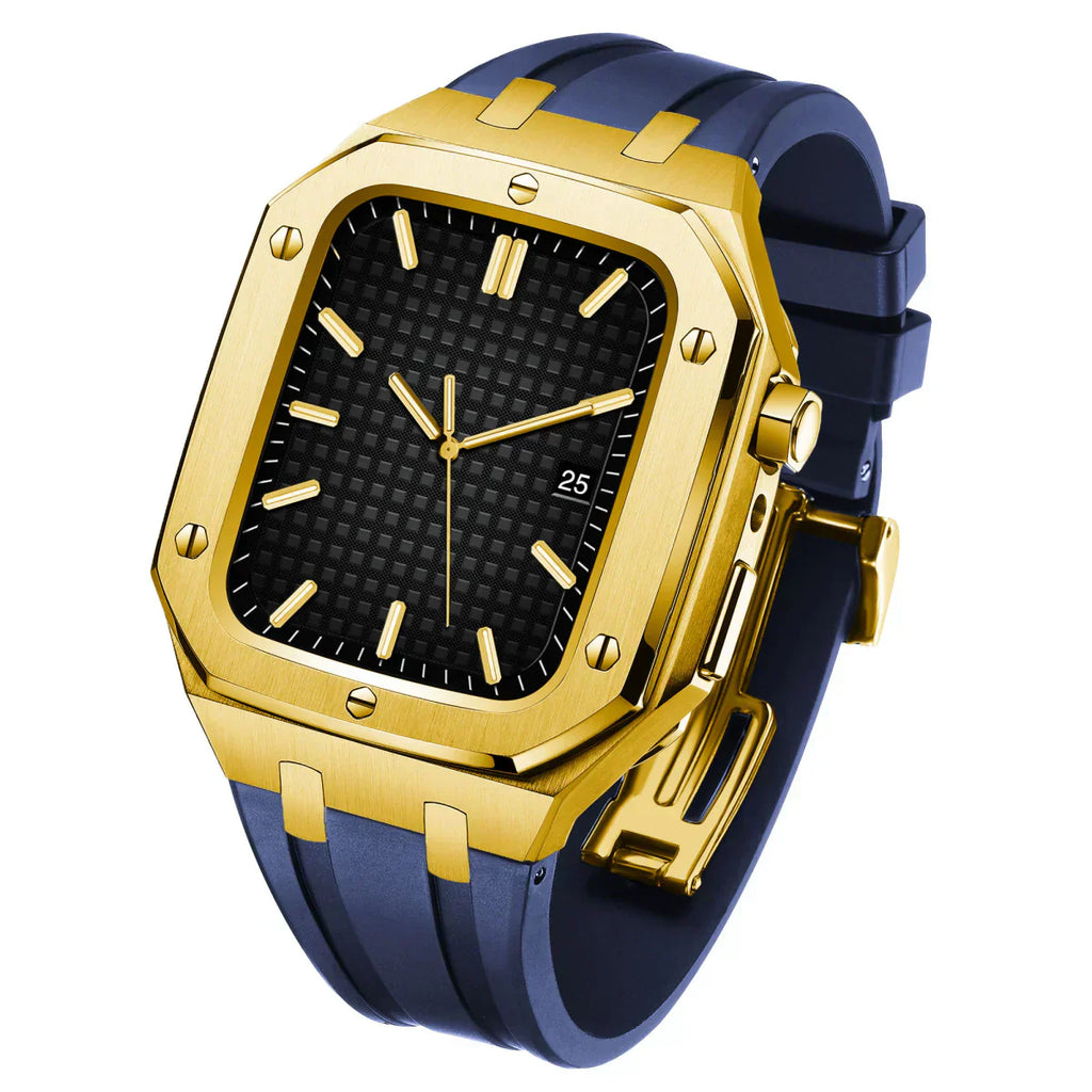 Apple Watch-etui og silikonearmbåndsæt, Kirello 316L stål