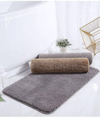 Alfombrilla de ducha de microfibra ultrasuave AquaNest, antideslizante y de secado rápido
