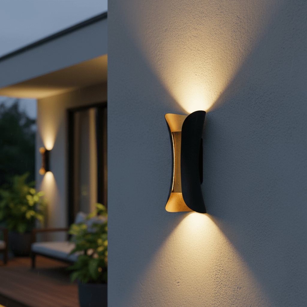 Applique murale résistante aux intempéries avec protection IP65 - Fioriscas