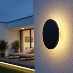 Applique murale LED minimaliste ronde ou carrée, IP65 - Fioriscas