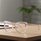 Eleganti montature per occhiali anti luce blu da donna con funzione prescrizione - Fioriscas