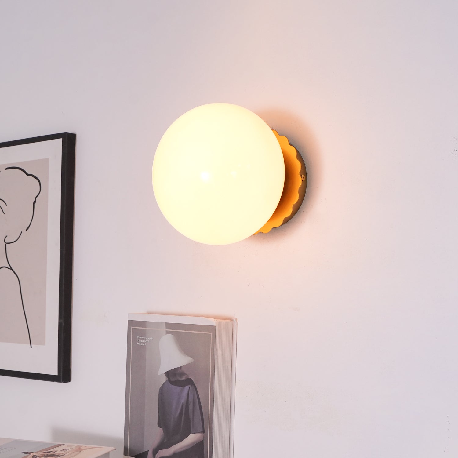 Sovel nástěnná lampa Marshmallow | Fioriscas