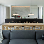 Pendellampe hvid stof tromme sort | Fioriscas