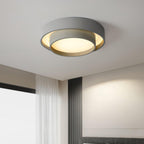 Arux Nordic Art Deco Circular Flush Mount Ceiling Light - Neutralighting