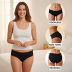 Chiloți pentru flux menstrual abundent, ofertă BOGO, pentru utilizare zilnică de către femei | Fioriscas