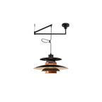 Solva hanglamp met draaibare pendels, Scandinavische stijl, ontwerp met vier kappen