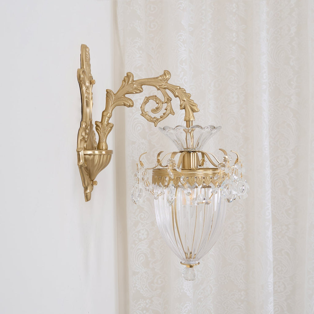 Elosia Gouden Dubbele Wandlamp | Fioriscas