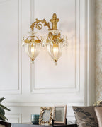 Elosia Gouden Dubbele Wandlamp | Fioriscas