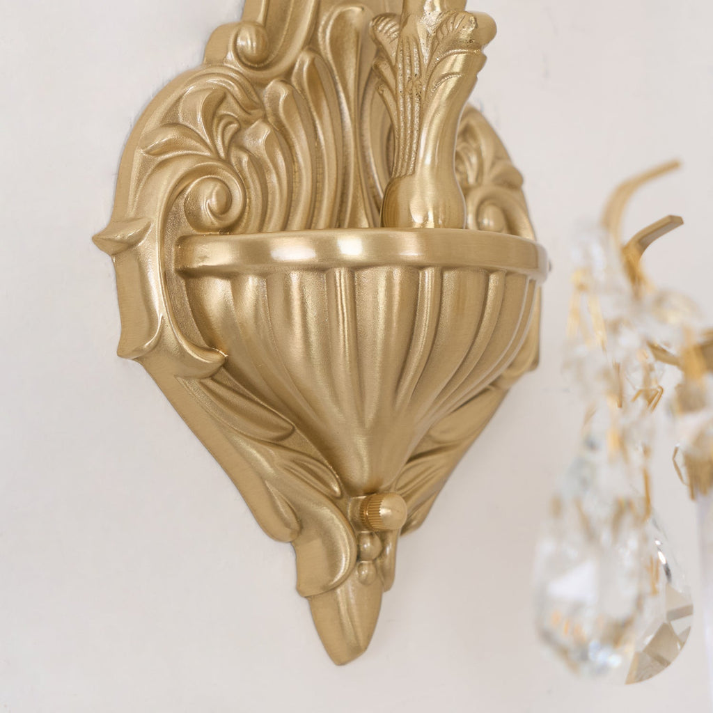 Elosia Gouden Dubbele Wandlamp | Fioriscas