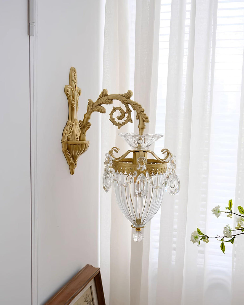 Elosia Gouden Dubbele Wandlamp | Fioriscas