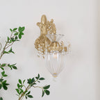 Elosia Gouden Dubbele Wandlamp | Fioriscas