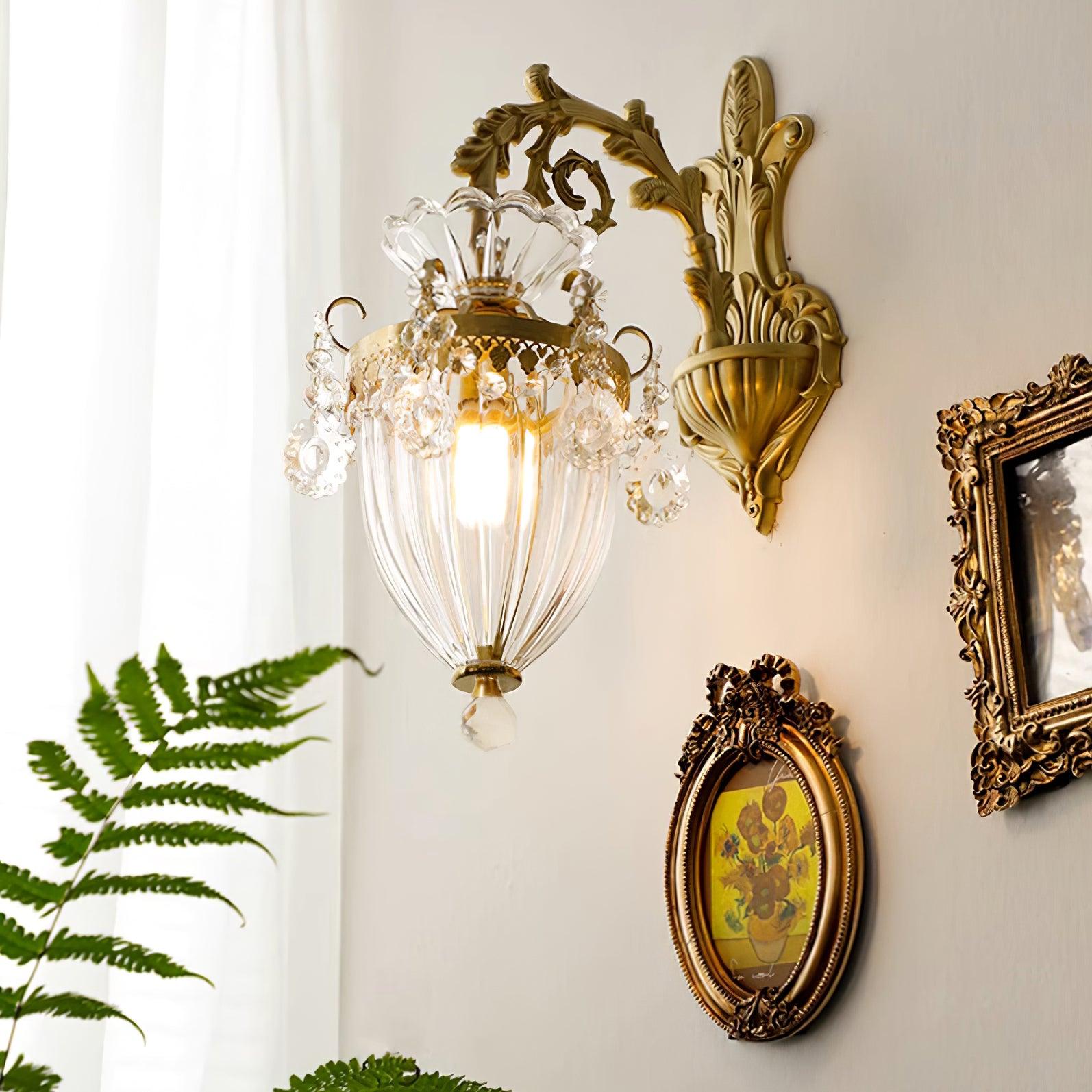 Elosia Gouden Dubbele Wandlamp | Fioriscas