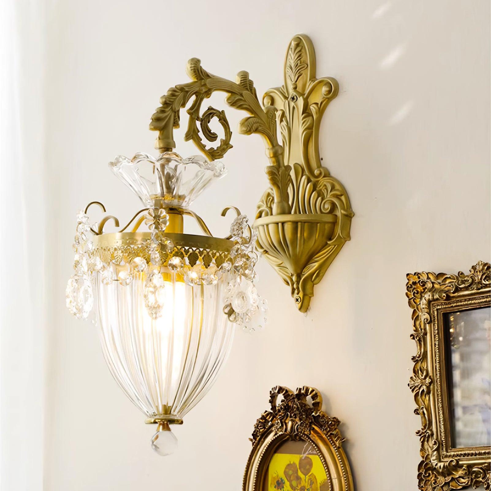 Elosia Gouden Dubbele Wandlamp | Fioriscas