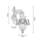 Elosia Gouden Dubbele Wandlamp | Fioriscas