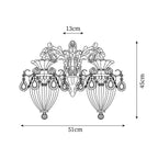 Elosia Gouden Dubbele Wandlamp | Fioriscas