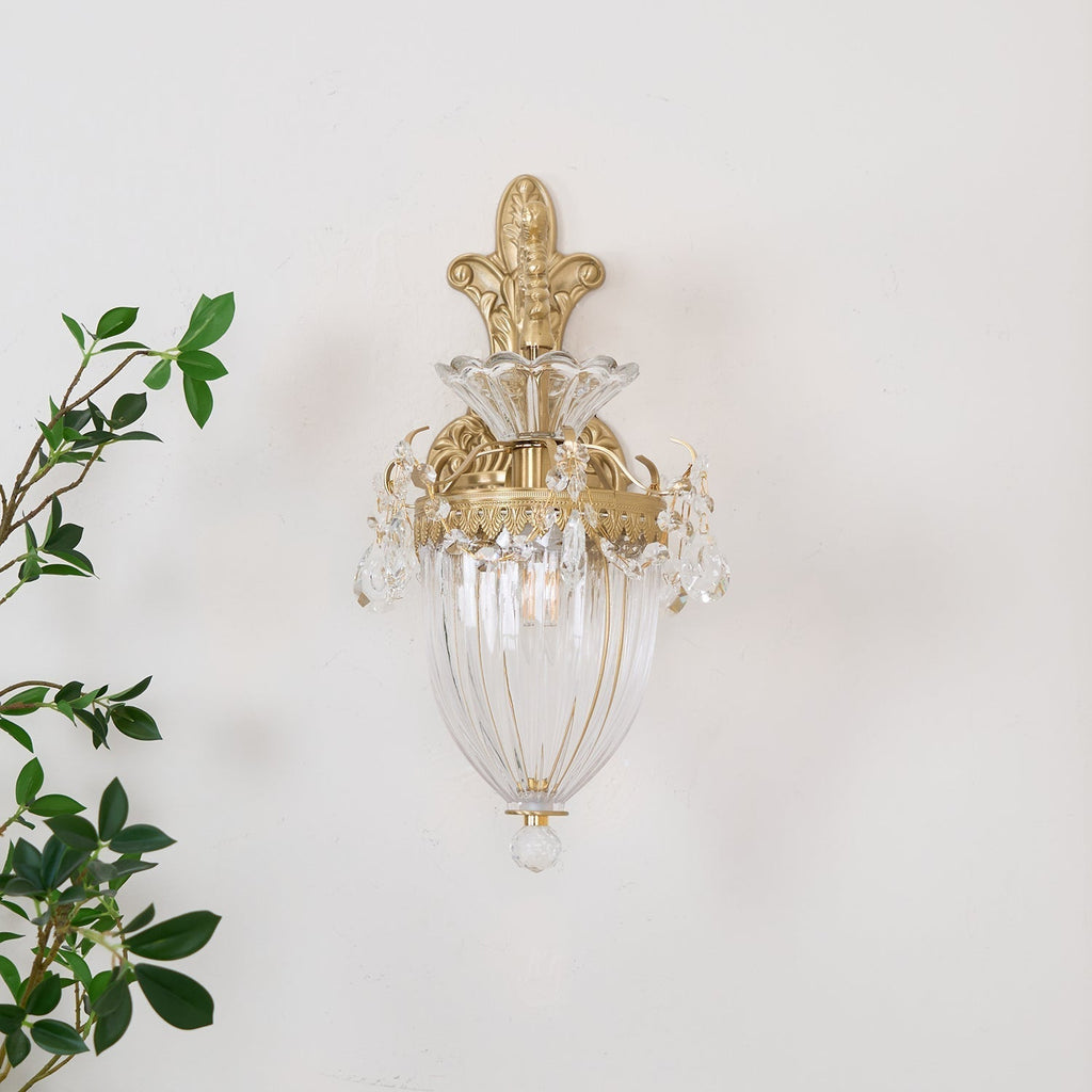Elosia Gouden Dubbele Wandlamp | Fioriscas