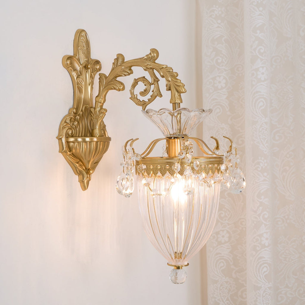 Elosia Gouden Dubbele Wandlamp | Fioriscas