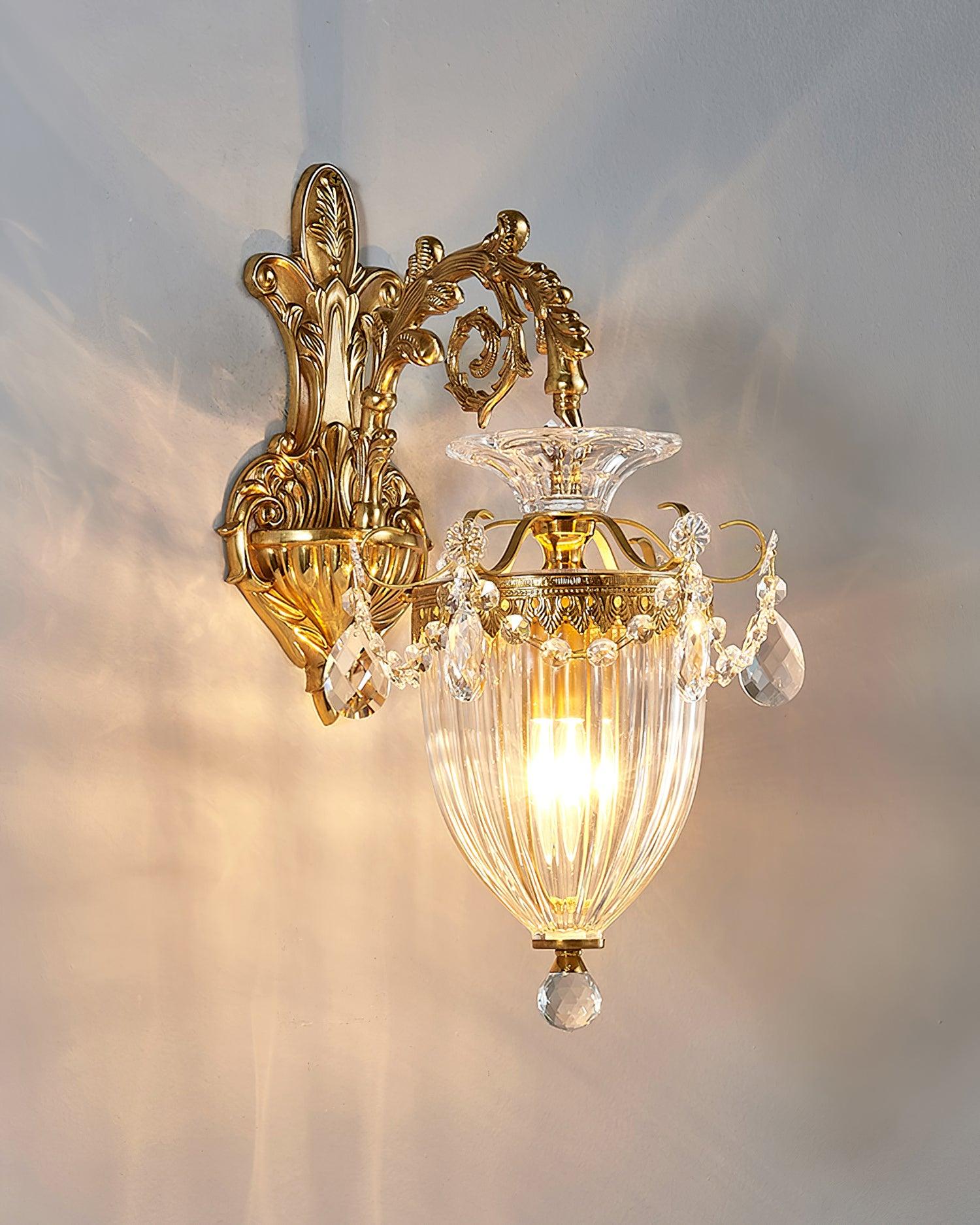 Elosia Gouden Dubbele Wandlamp | Fioriscas