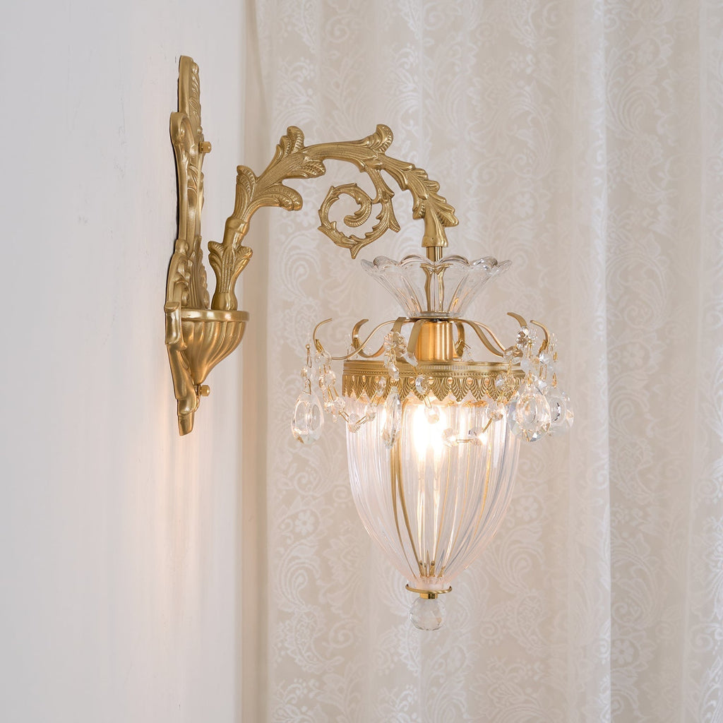 Elosia Gouden Dubbele Wandlamp | Fioriscas