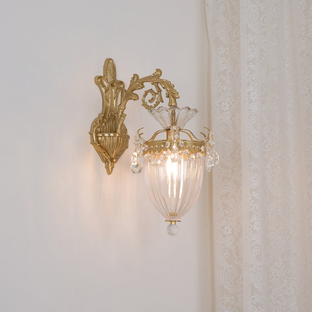 Elosia Gouden Dubbele Wandlamp | Fioriscas