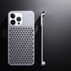 Averon titán-alumínium iPhone tok, ultravékony, keret nélküli fém burkolat