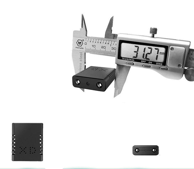 Mini 1080p Spy Camera With Night Vision and Audio, LuminaKey Nano
