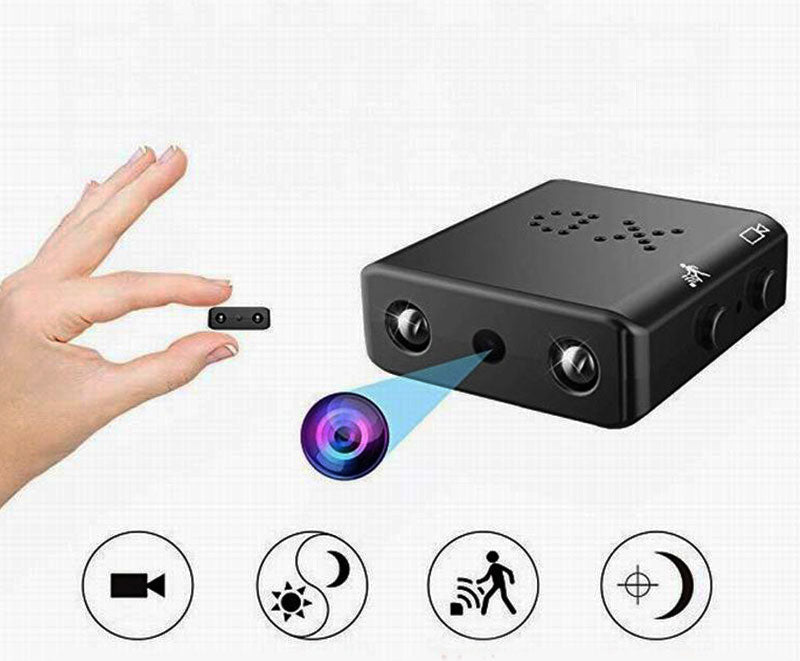 Mini 1080p Spy Camera With Night Vision and Audio, LuminaKey Nano